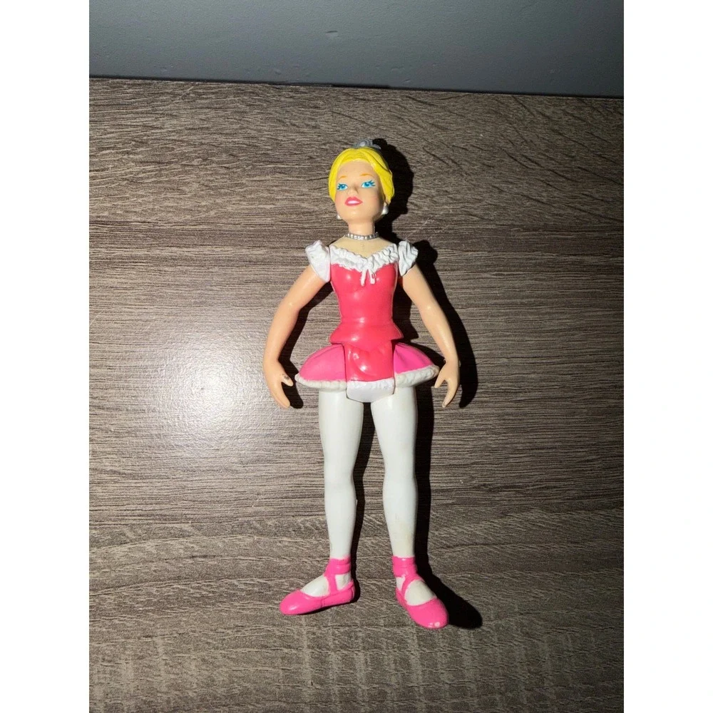 Playskool Ballerina Instructor Vintage Doll Pink Tutu Blonde Action Figure Toy